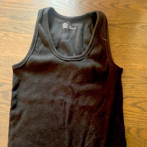 Black tank top